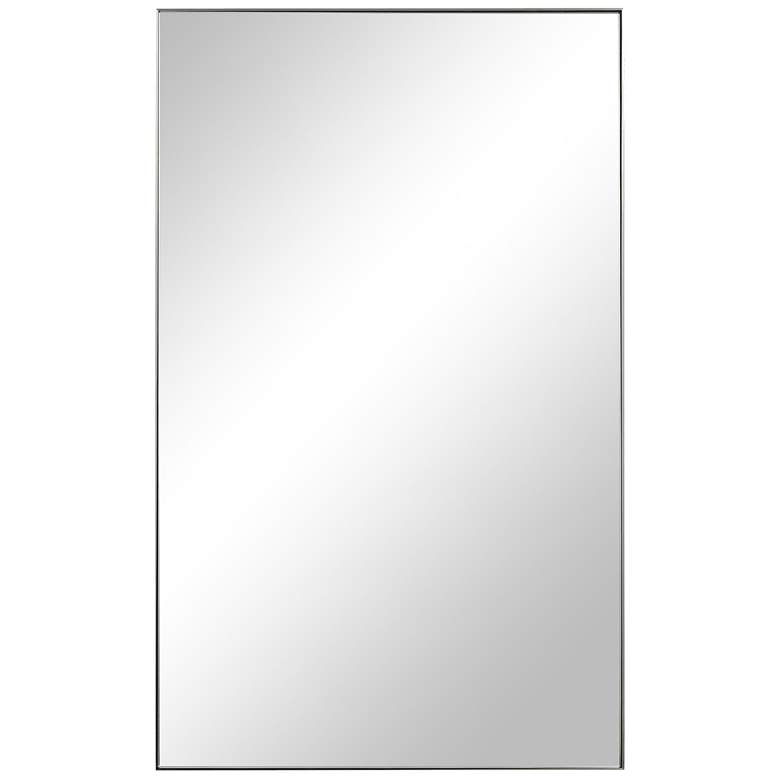 Image 1 Spili 36 H x 22 W Wall Mirror, Grey
