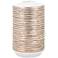Spindel White and Copper 10 1/2" High Small Ceramic Vase