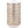 Spindel White and Copper 14 1/4" High Medium Ceramic Vase