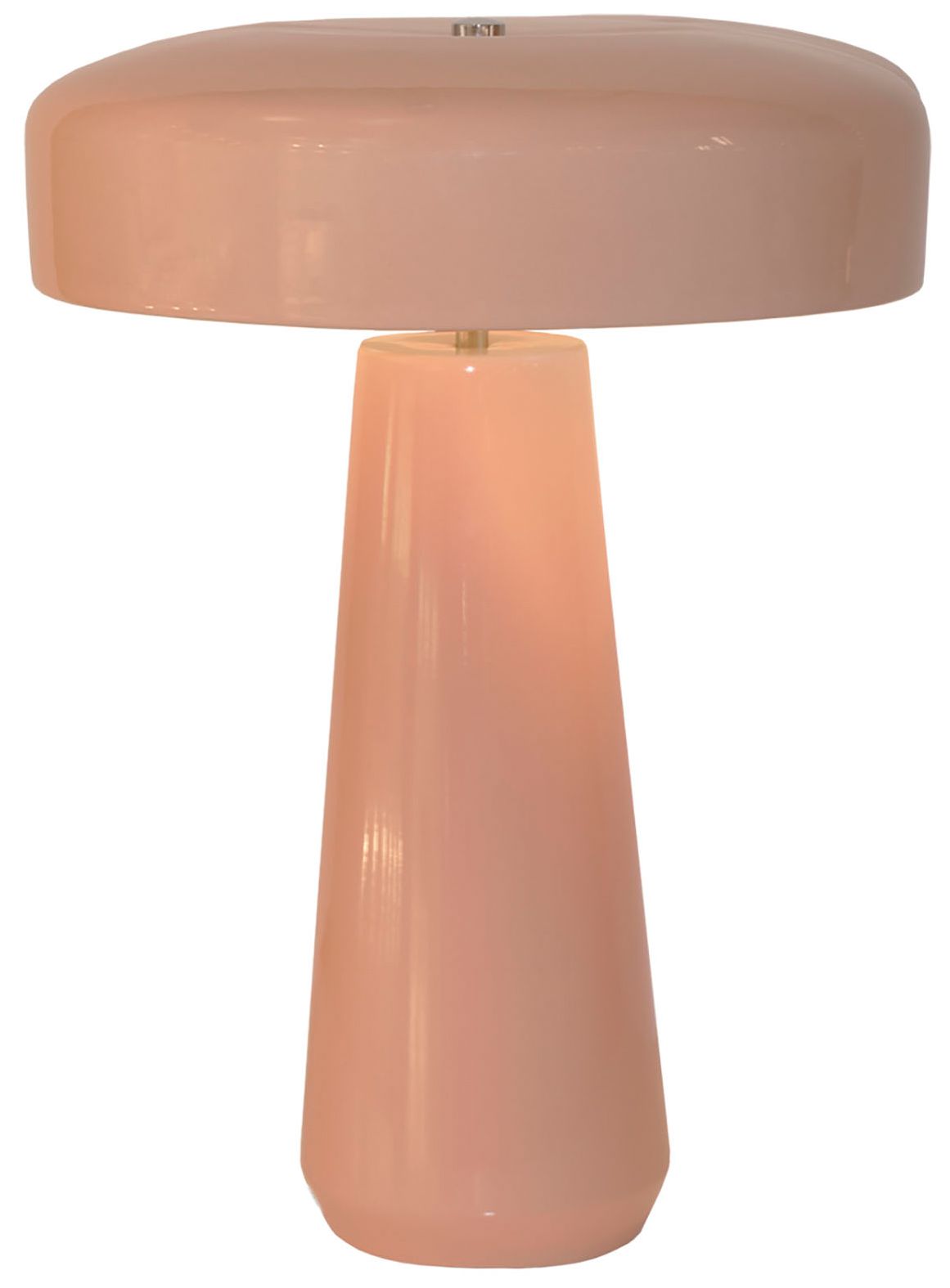 blush ceramic table lamp