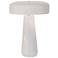 Spire 17.75" Tall Gloss White Ceramic Table Lamp