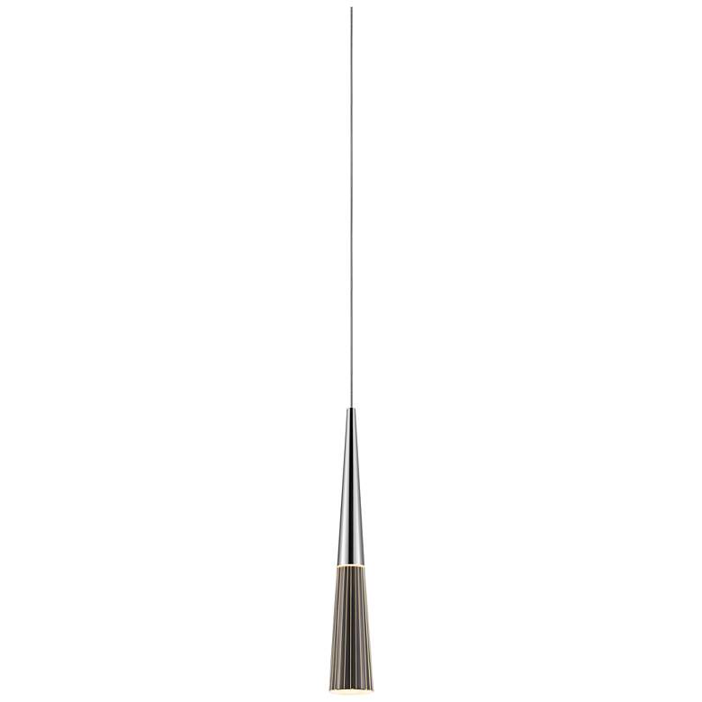 Image 2 Spire 2" Wide Polished Chrome LED Mini Pendant