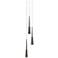 Spire 6 1/2" Wide Polished Chrome LED Multi Light Pendant