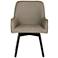 Spire Camel Beige Fabric Luxe Swivel Accent Chair