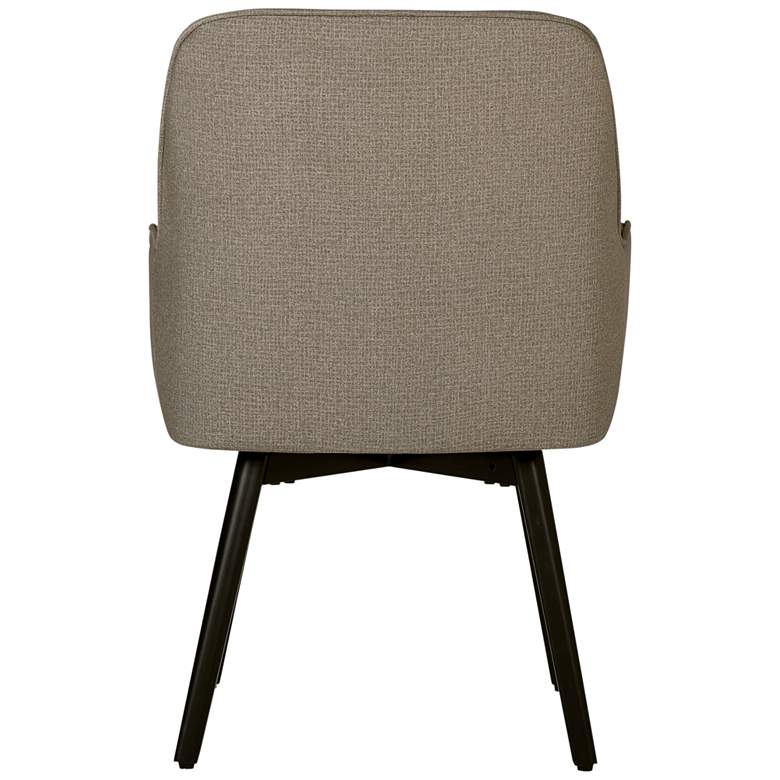 Image 5 Spire Camel Beige Fabric Luxe Swivel Accent Chair more views