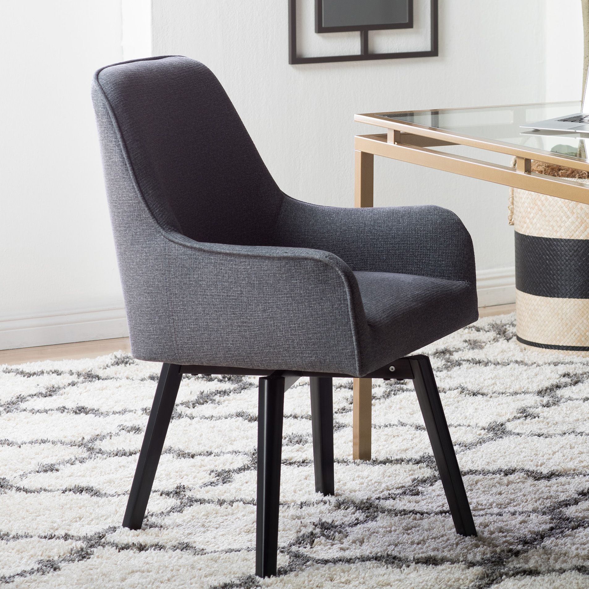 spire luxe swivel chair