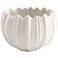 Spirit Flame White Ceramic Large Votive Candle Holder