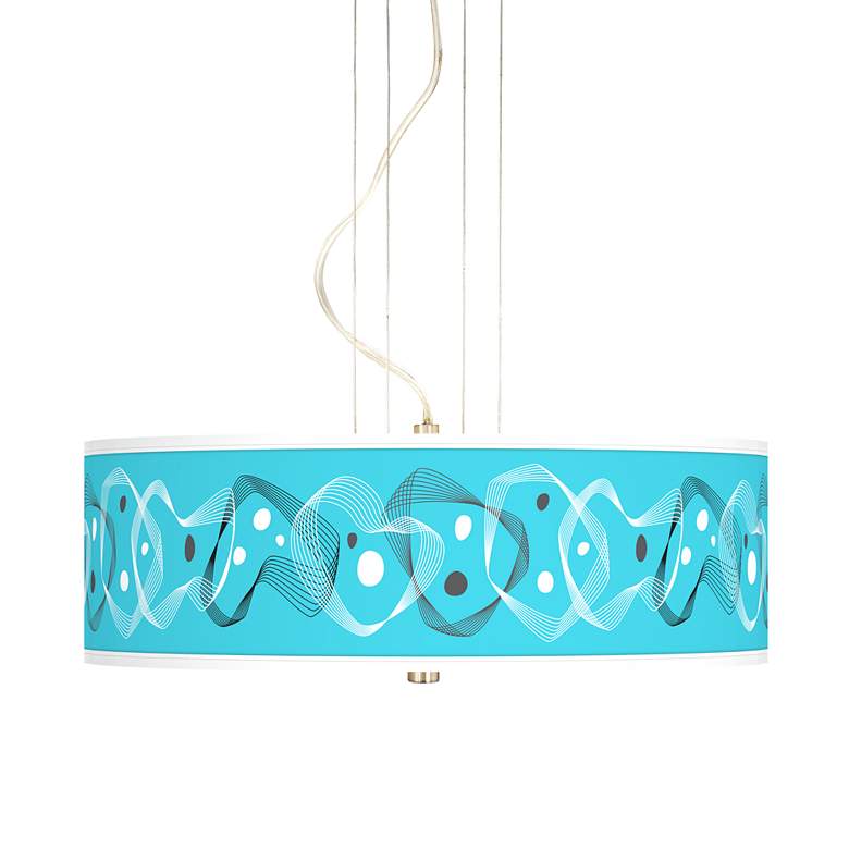 Image 1 Spirocraft 20 inch Wide 3-Light Pendant Chandelier