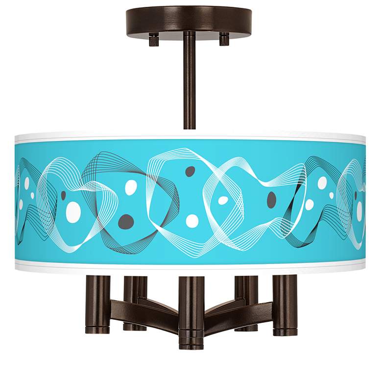 Image 1 Spirocraft Ava 5-Light Bronze Ceiling Light