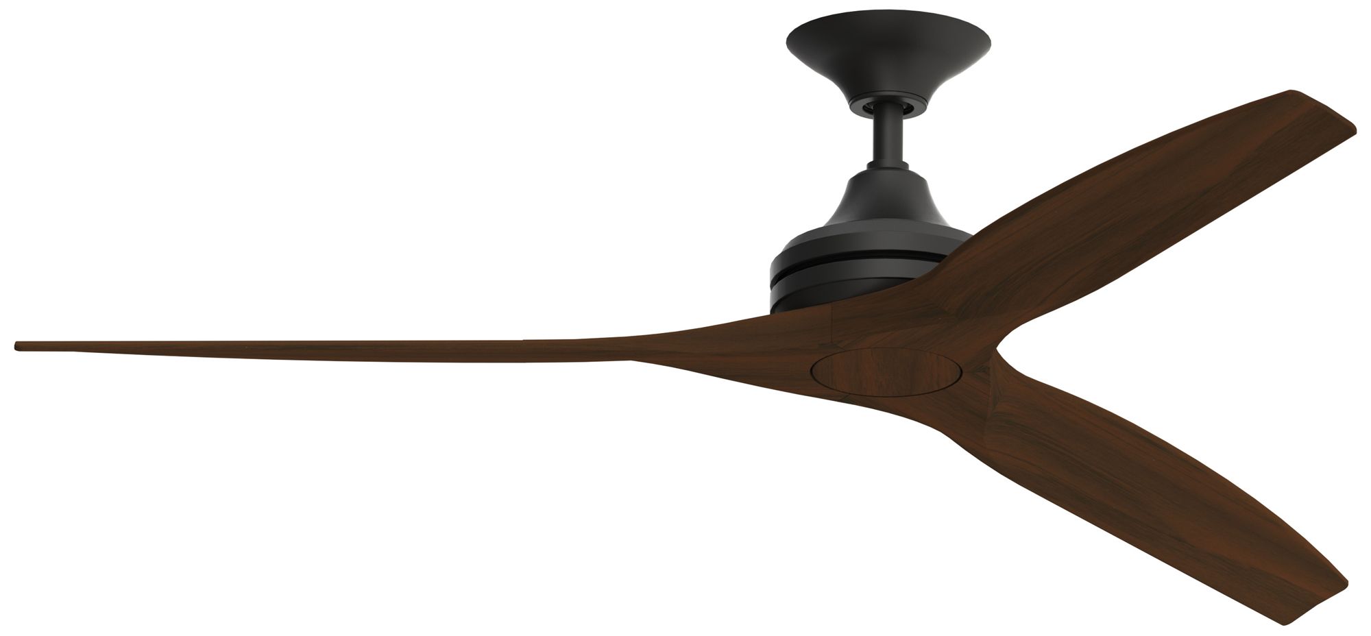 Spitfire 60 in In/Out Fan - Black w/ Whiskey Wood Blades
