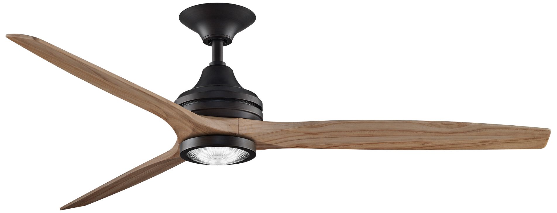 Spitfire 60 in In/Out Fan w/ LED Lt Kit - Dark Bronze w/ Natural Blades