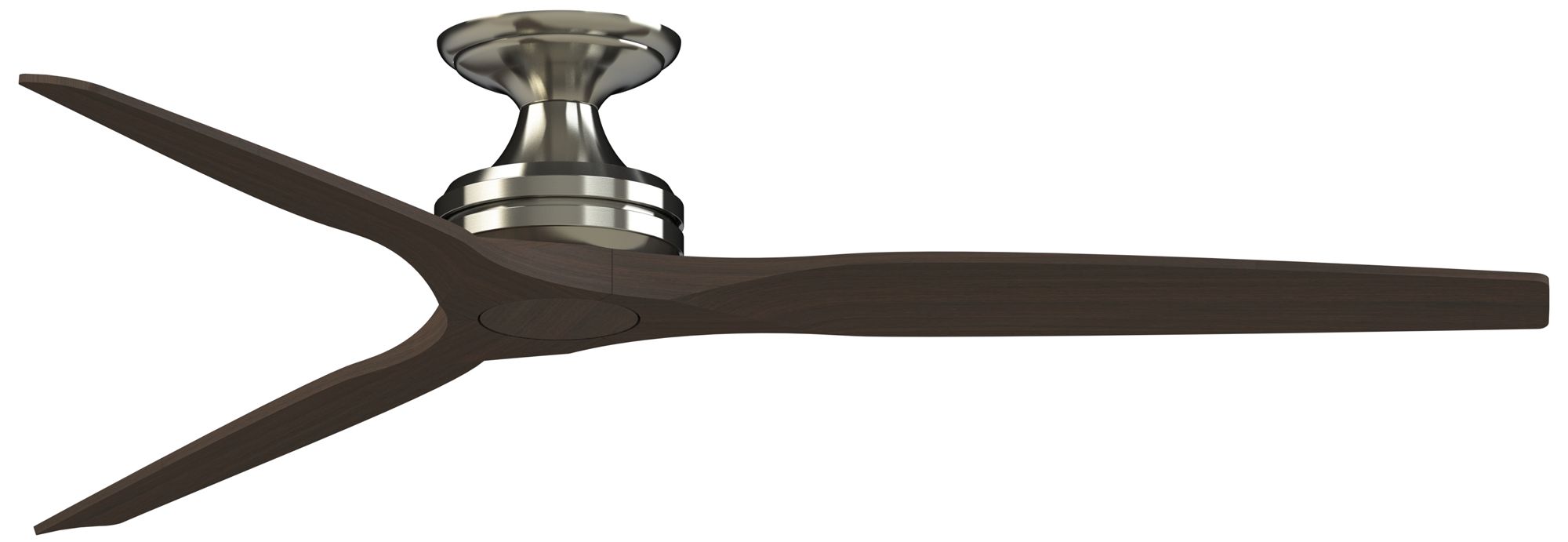 Spitfire DC Custom 64 in Flush In/Out Smart Fan - Br. Nickel