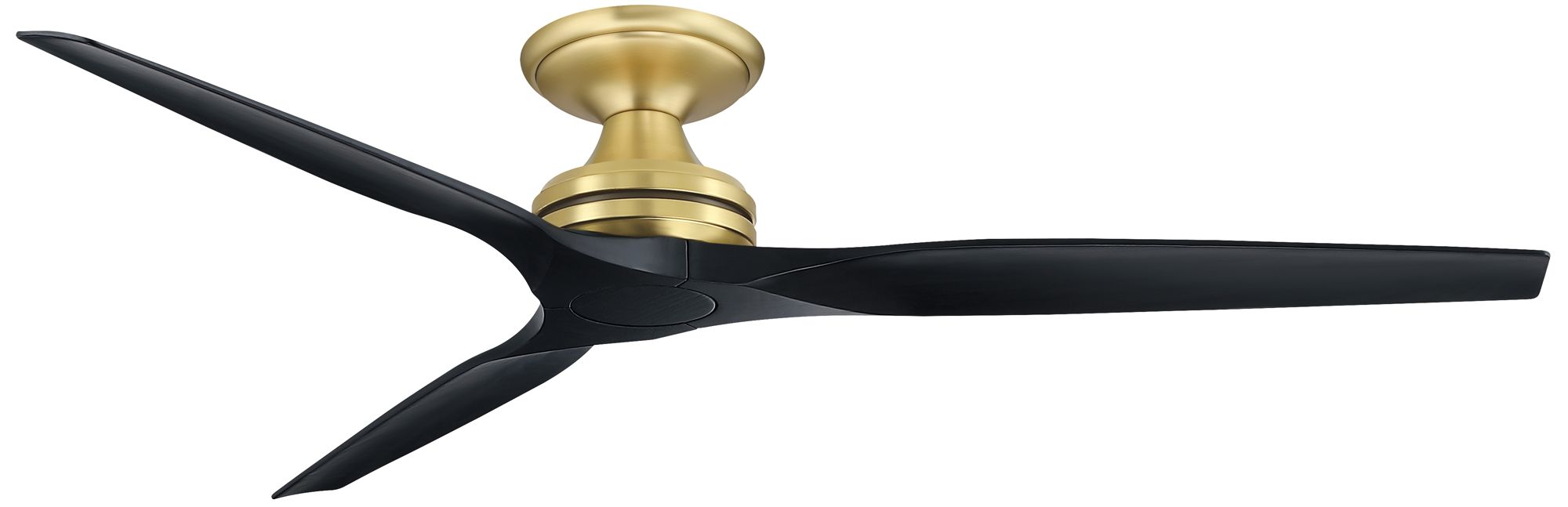 Spitfire DC Custom 64 in Flush In/Out Smart Fan - Br. Satin Brass