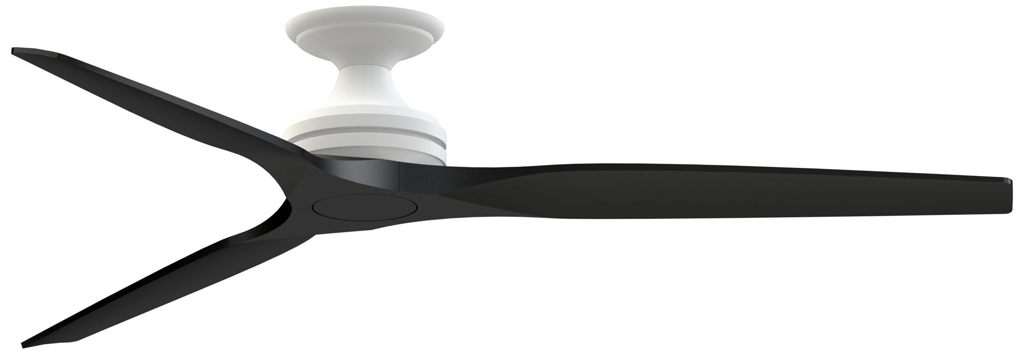 Spitfire DC Custom 64 in Flush In/Out Smart Fan - Matte White