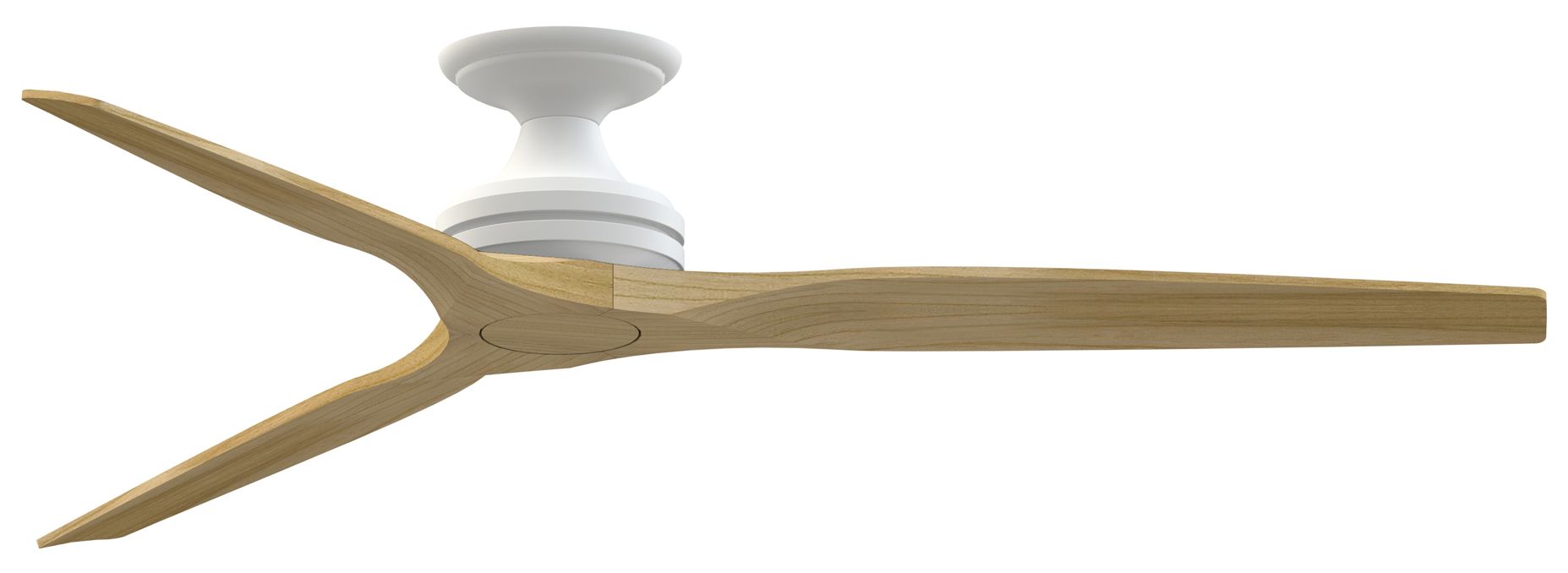 Spitfire DC Custom 64 in Flush In/Out Smart Fan - Matte White