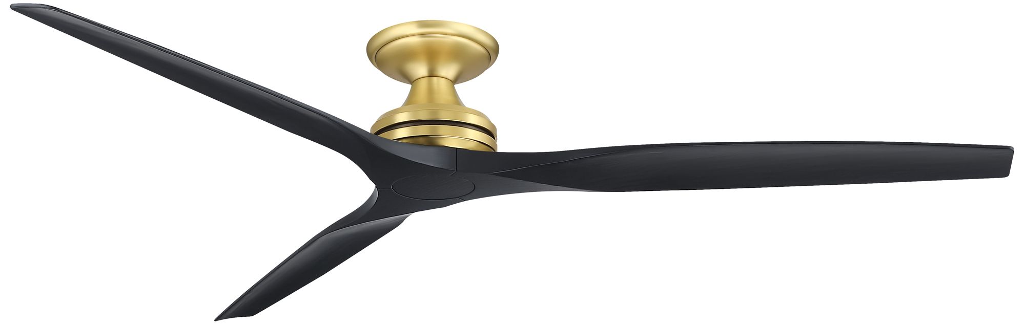 Spitfire DC Custom 72 in Flush In/Out Smart Fan - Br. Satin Brass