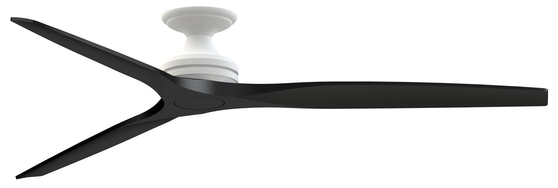 Spitfire DC Custom 72 in Flush In/Out Smart Fan - Matte White