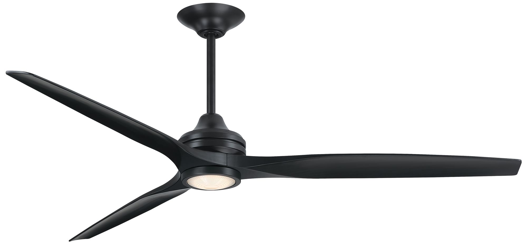 Spitfire DC Custom 72 in In/Out Smart Fan w/ LED CCT Lt Kit - Black Blades