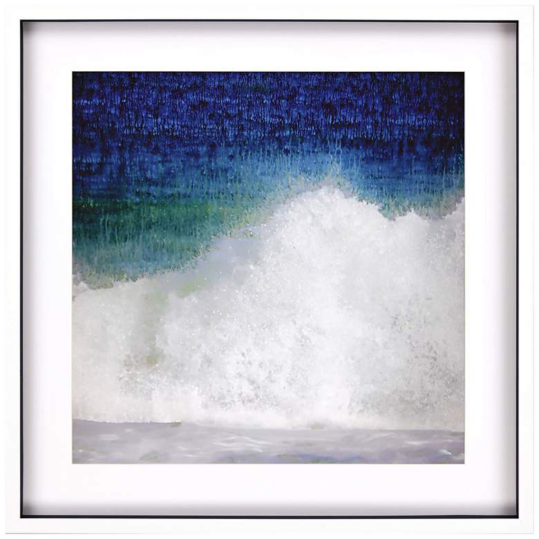 Image 2 Splash 42 inch Square Framed Shadow Box Giclee Wall Art