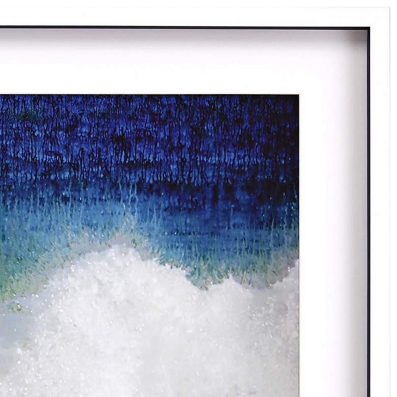 Image 3 Splash 42" Square Framed Shadow Box Giclee Wall Art more views