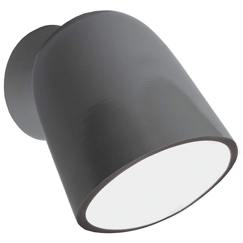 Image 1 Splash Gloss Grey Outdoor Wall Sconce