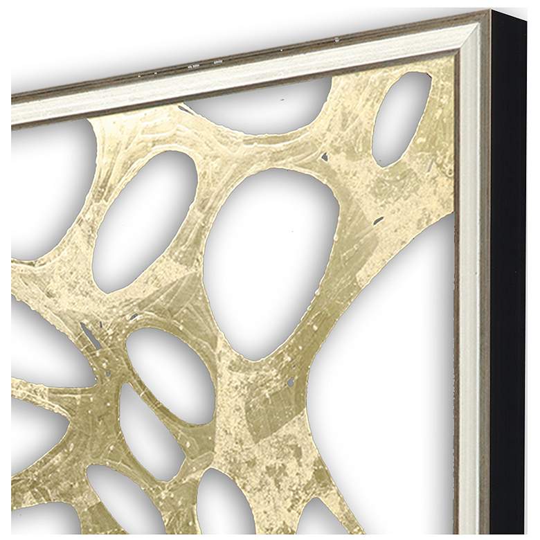 Image 3 Splash of Gold I 22"W x 22"H Framed Art Set of 4 more views