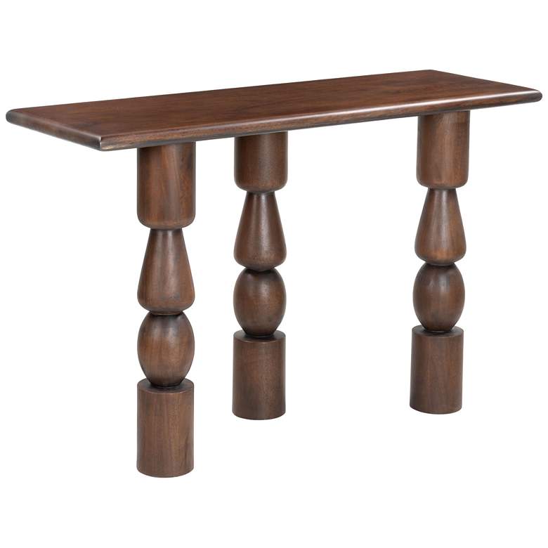 Image 1 Split Console Table Brown