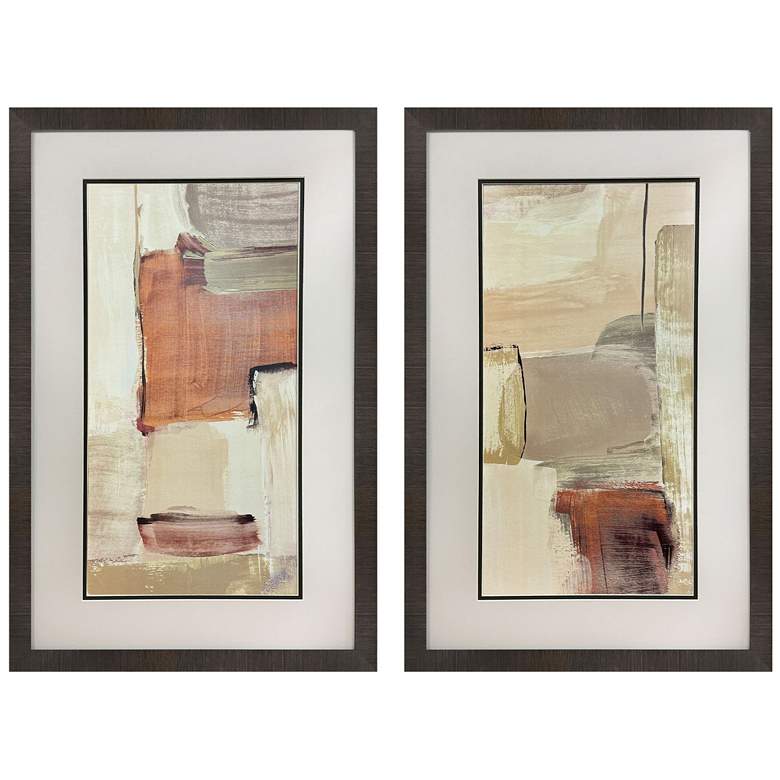 Image 1 Spontaneous Living 20"W x 32"H Framed Wall Art Set of 2