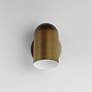 2_Spot Light 6 1/2"H Natural Aged Brass LED Outdoor Wall Light more views