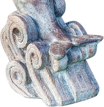 Image 4 Spouting Dolphin 32 1/2"H Relic Bronze Pond Spitter - Made to Order more views