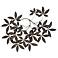 Spray of Leaves Metal 48" Wide Wall Decor