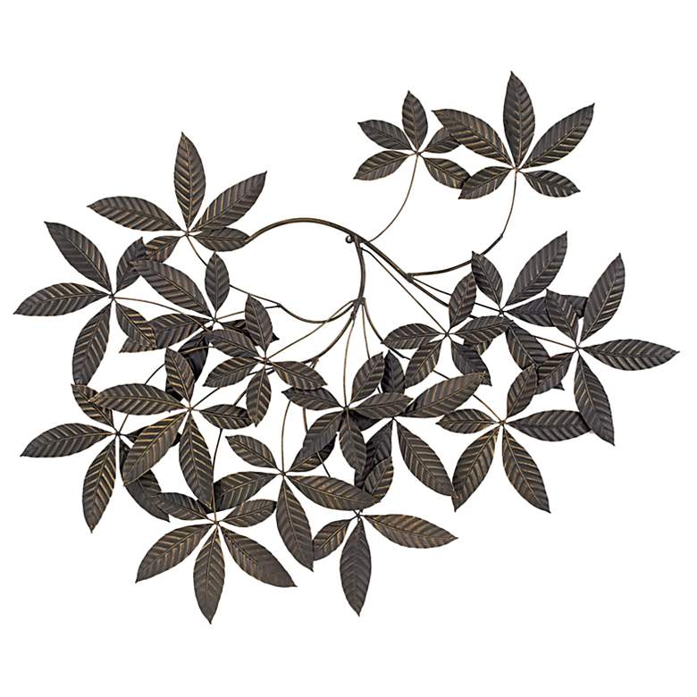 Image 1 Spray of Leaves Metal 48 inch Wide Wall Decor