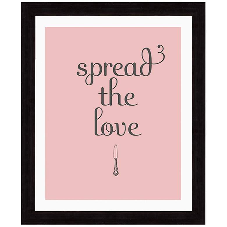Image 1 Spread The Love 18 inch High Framed Giclee Wall Art