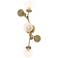Sprig 29.8" High Modern Brass Sconce With Opaline Shade