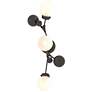 Sprig 29.8" High Oil Rubbed Bronze Sconce With Opal Glass Shade