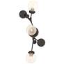 Sprig 29.8" High Oil Rubbed Bronze Sconce With Opaline Shade