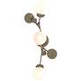 Sprig 29.8" High Soft Gold Sconce With Opal Glass Shade