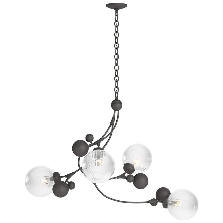 Image 1 Sprig Pendant - Natural Iron Finish - Water Glass
