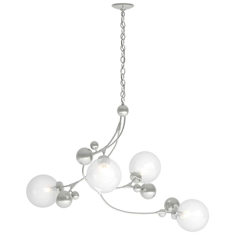 Image 1 Sprig Pendant - Sterling Finish - Opaline