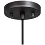 2_Sprin 5.2" Wide Gray 1-Light Cylinder Pendant more views