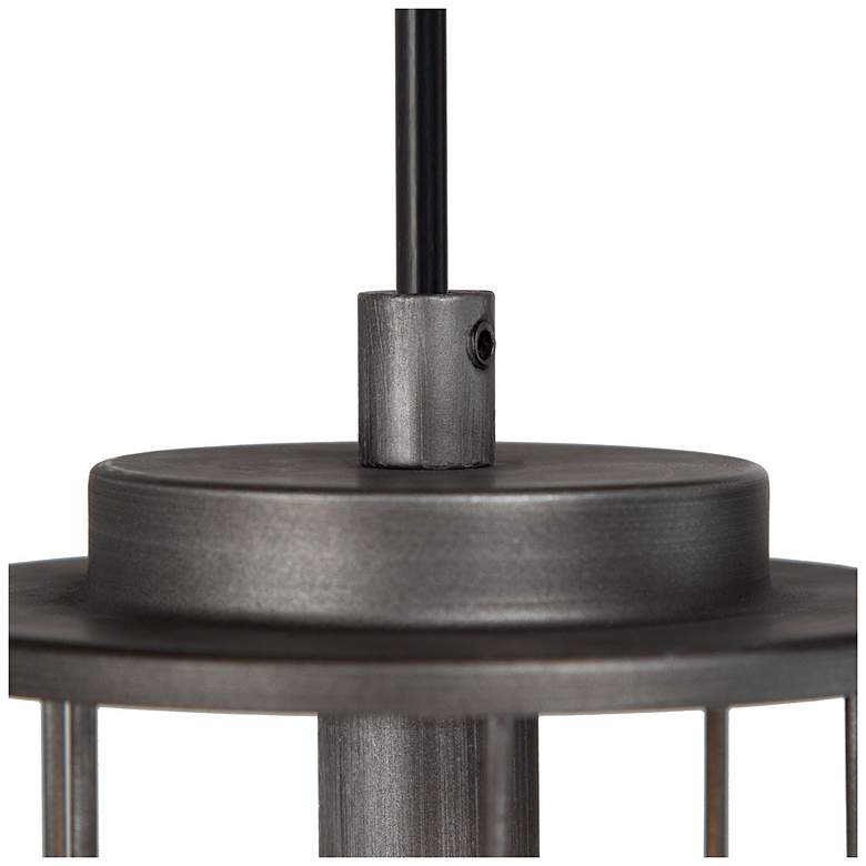 Image 3 Sprin 5.2" Wide Gray 1-Light Cylinder Pendant more views