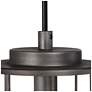 3_Sprin 5.2" Wide Gray 1-Light Cylinder Pendant more views