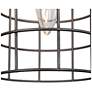 4_Sprin 5.2" Wide Gray 1-Light Cylinder Pendant more views