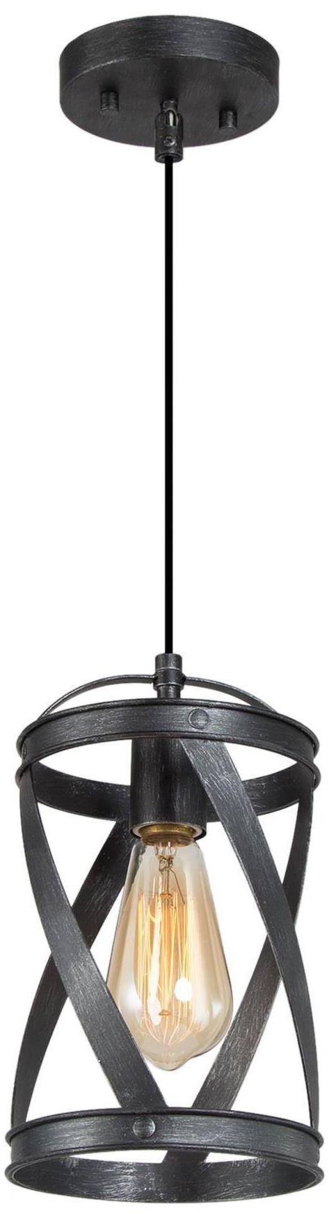 Image 3 Sprin Industrial 6" Wide 1-Light Pendant Light more views