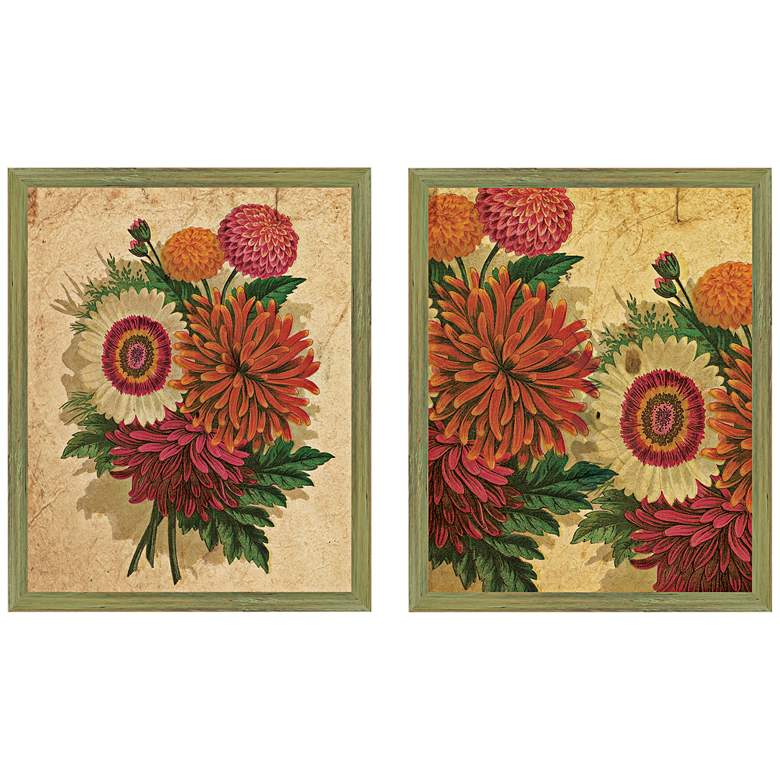 Image 1 Spring 20 inch High 2-Piece Framed Giclee Wall Art Set
