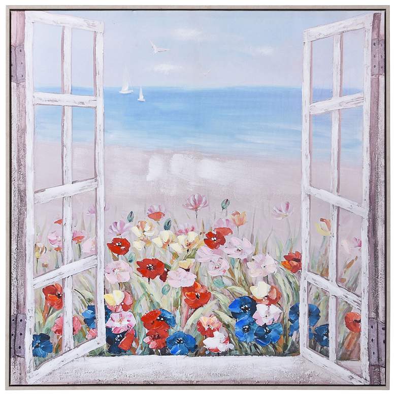 Image 1 Spring Air Coastal Dimensional Framed Canvas