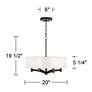 Thumbnail4 of Spring Ava 6-Light Bronze Pendant Chandelier more views
