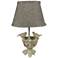 Spring Blessing 13" High Antique White Accent Table Lamp