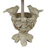 Spring Blessing 13" High Antique White Accent Table Lamp