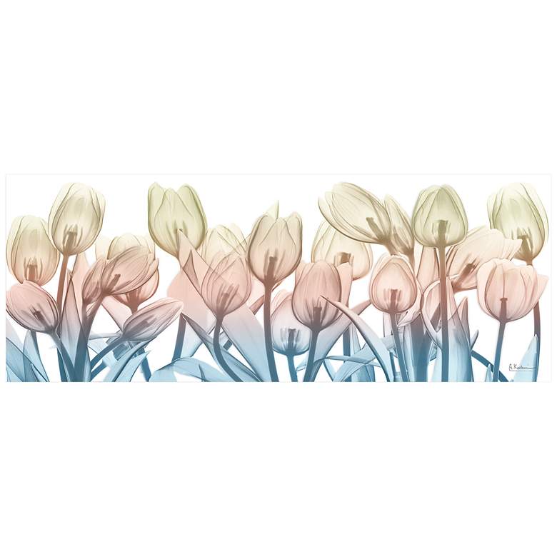 Image 3 Spring Blooms 63" Wide Tempered Glass Graphic Wall Art